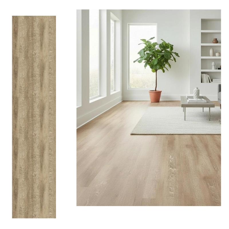 PISO VINILICO ADHESIVO SIMIL MADERA 91,4X15,2 ROBLE NATURAL - 1