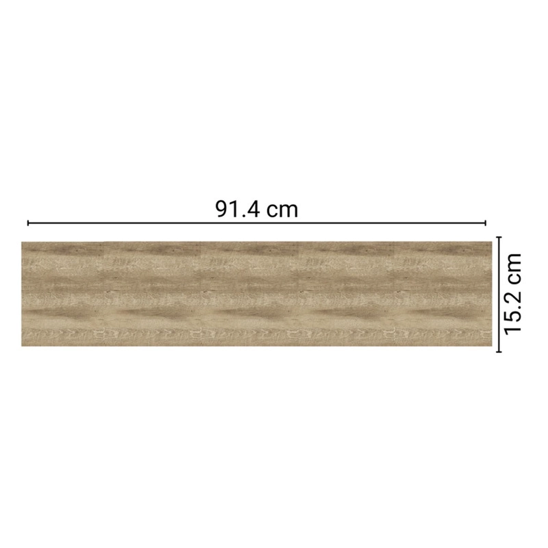 PISO VINILICO ADHESIVO SIMIL MADERA 91,4X15,2 ROBLE NATURAL - 5