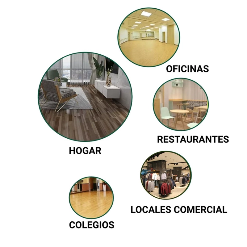 PISO VINILICO SIMIL PORCELANATO 45,7X45,7 GRIS OSCURO - 6