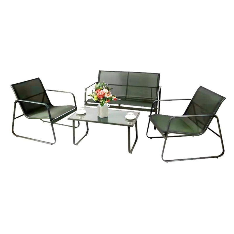 JUEGO DE TERRAZA LIVING MALLA SAINT ANDREW 4 PIEZAS EXTERIOR - 2