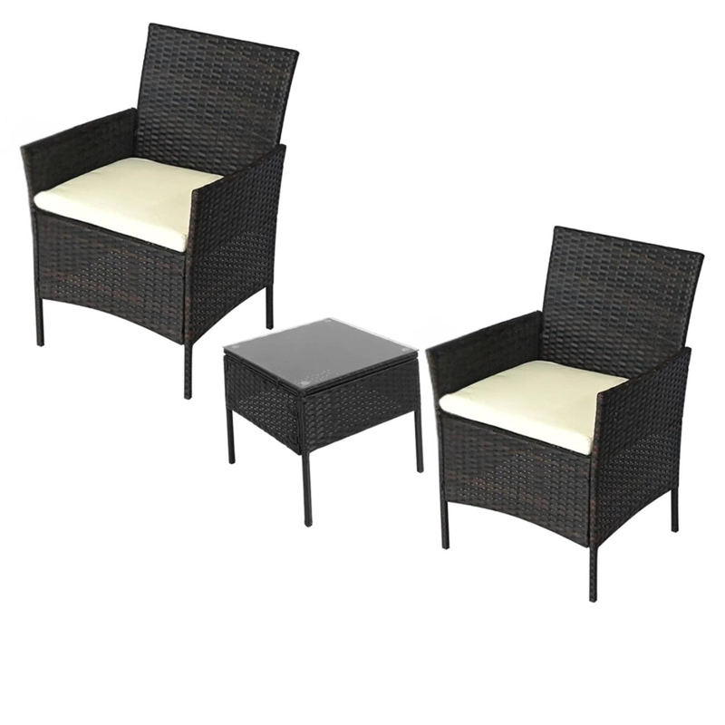 JUEGO DE TERRAZA LIVING RATAN SINTE TICO SALLY 3 PIEZAS - 2