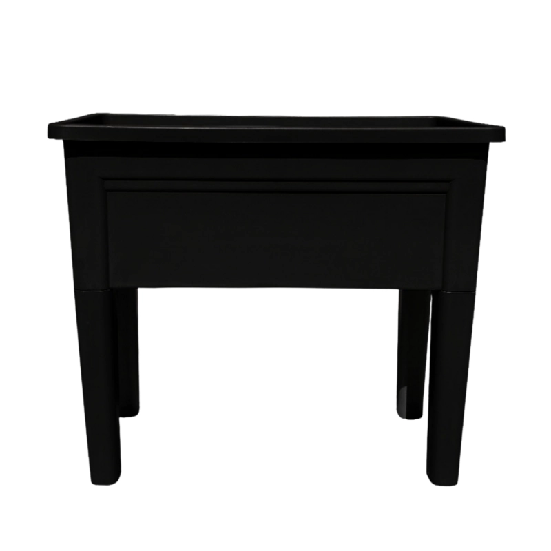 JARDINERA ELEVADA MACETERO PARA HUERTO CON PATAS NEGRO - 1