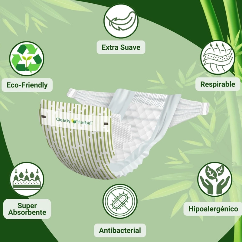 PAÑALES BAMBU PREMIUM 96 UNIDADES 7 A 12 KG - 4