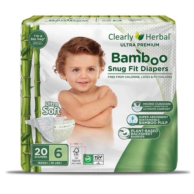 PAÑALES BAMBU PREMIUM 80 UNIDADES SOBRE 16KG - 1