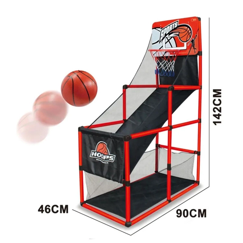 JUEGO DE BASKETBALL INFANTIL CON ARO Y PELOTA - 5
