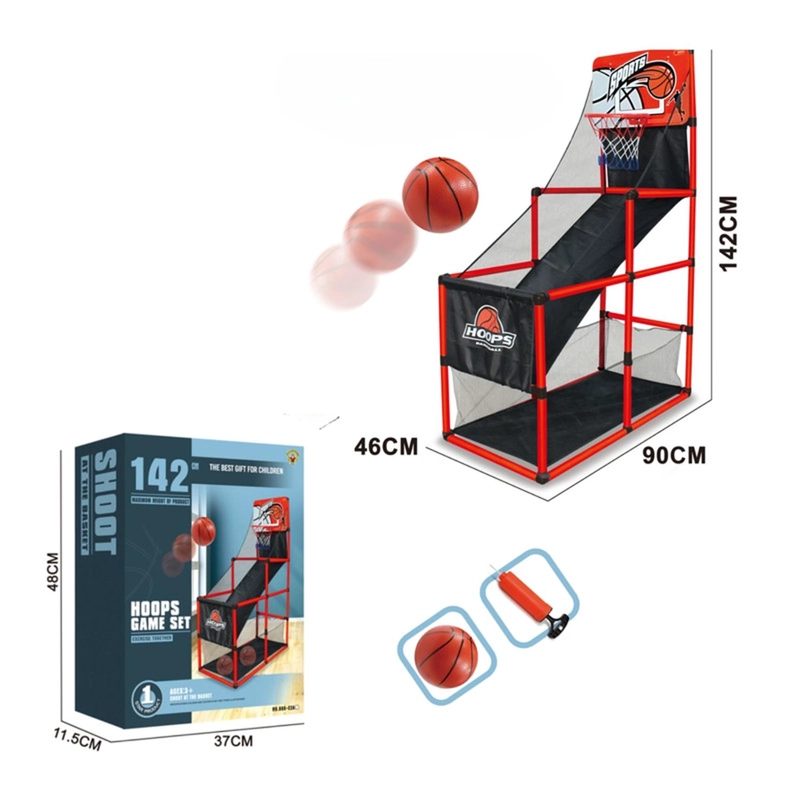 JUEGO DE BASKETBALL INFANTIL CON ARO Y PELOTA - 6