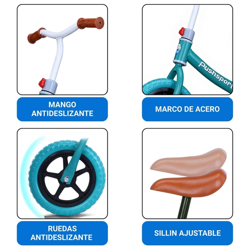 BICICLETA DE EQUILIBRIO INFANTIL BALANCE BIKE 12' - 4