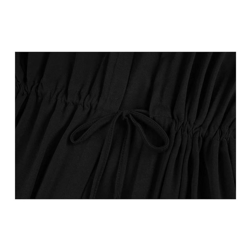 POLERA LACTANCIA MATERNIDAD MANGA LARGA VERO NEGRO - 7