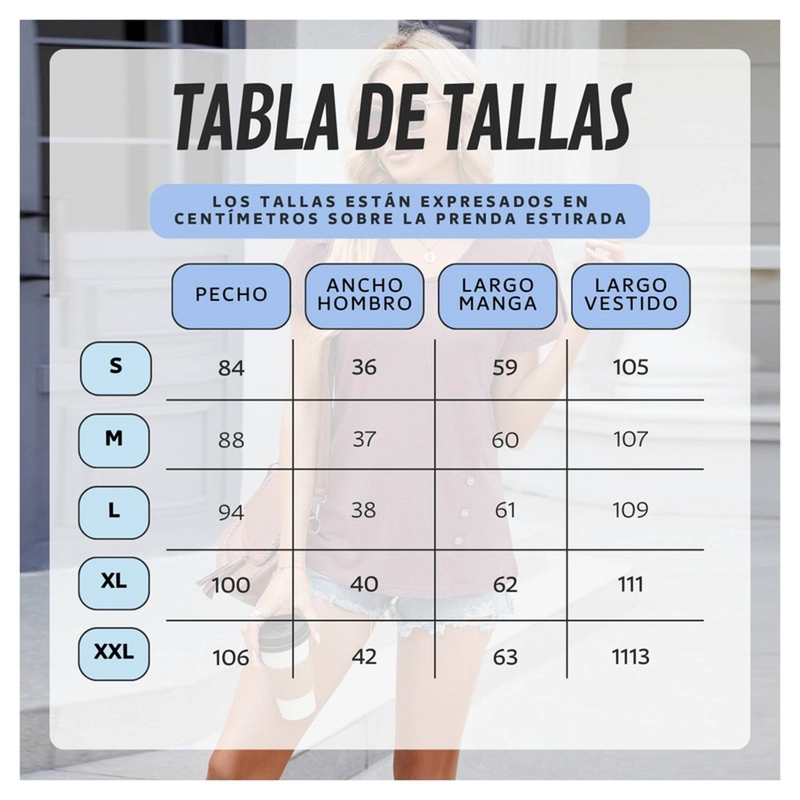 VESTIDO MATERNIDAD MANGA LARGA CON LAZO NEGRO EMBARAZADA - 7