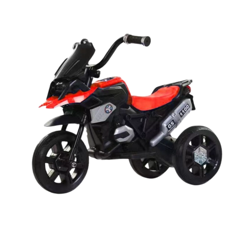 AUTO ELE CTRICO INFANTIL MOTO RACER BATERIA ROJA - 1