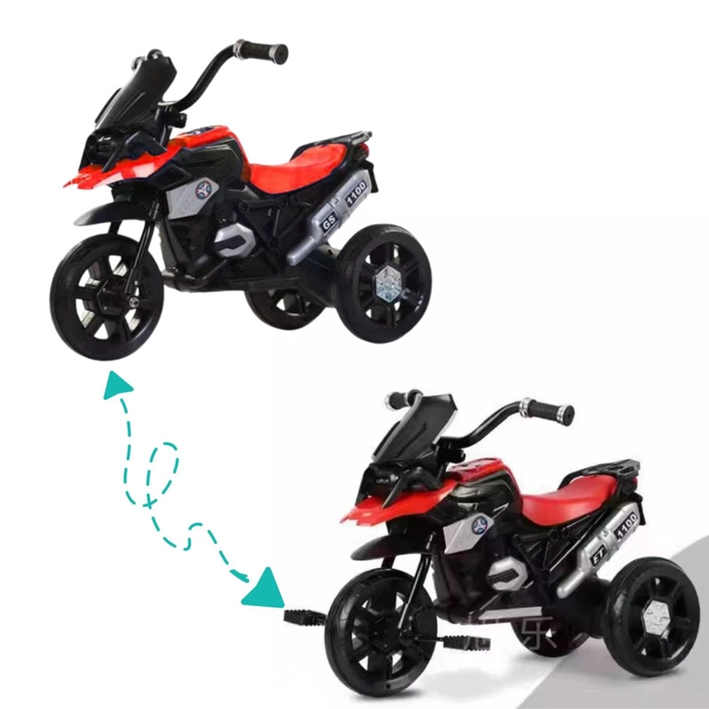 AUTO ELE CTRICO INFANTIL MOTO RACER BATERIA ROJA - 8