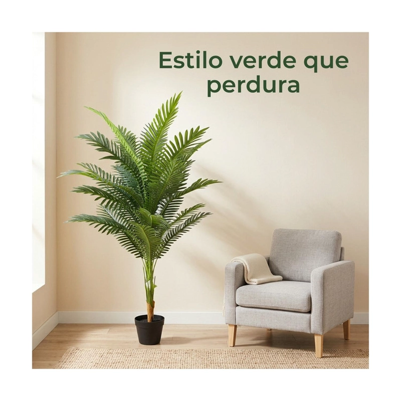 PLANTA ARTIFICIAL PALMERA ARECA DECORATIVA 130 CM - 2
