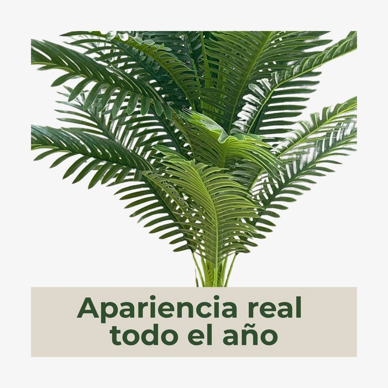 PLANTA ARTIFICIAL PALMERA ARECA DECORATIVA 130 CM - 5