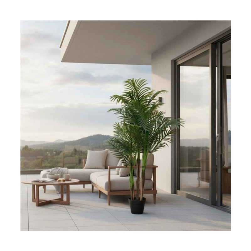 PLANTA ARTIFICIAL PALMERA ARECA FRONDOSA 135 CM - 7