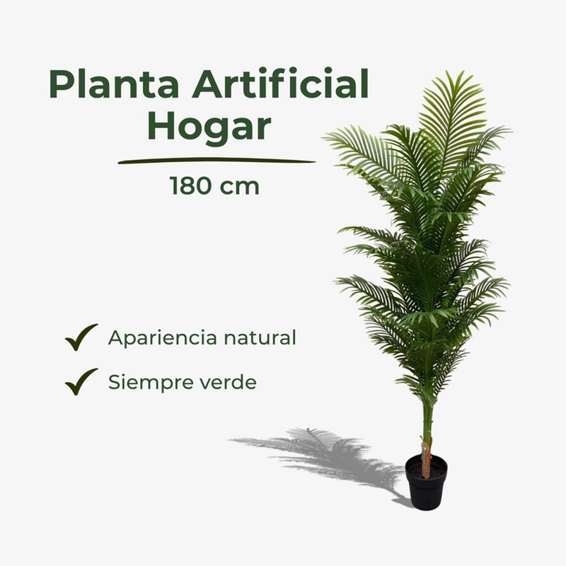 PLANTA ARTIFICIAL PALMERA ARECA ALTA 180 CM - 3