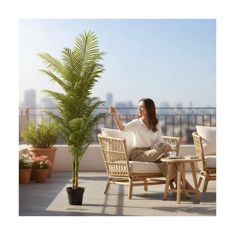 PLANTA ARTIFICIAL PALMERA ARECA ALTA 180 CM - 7