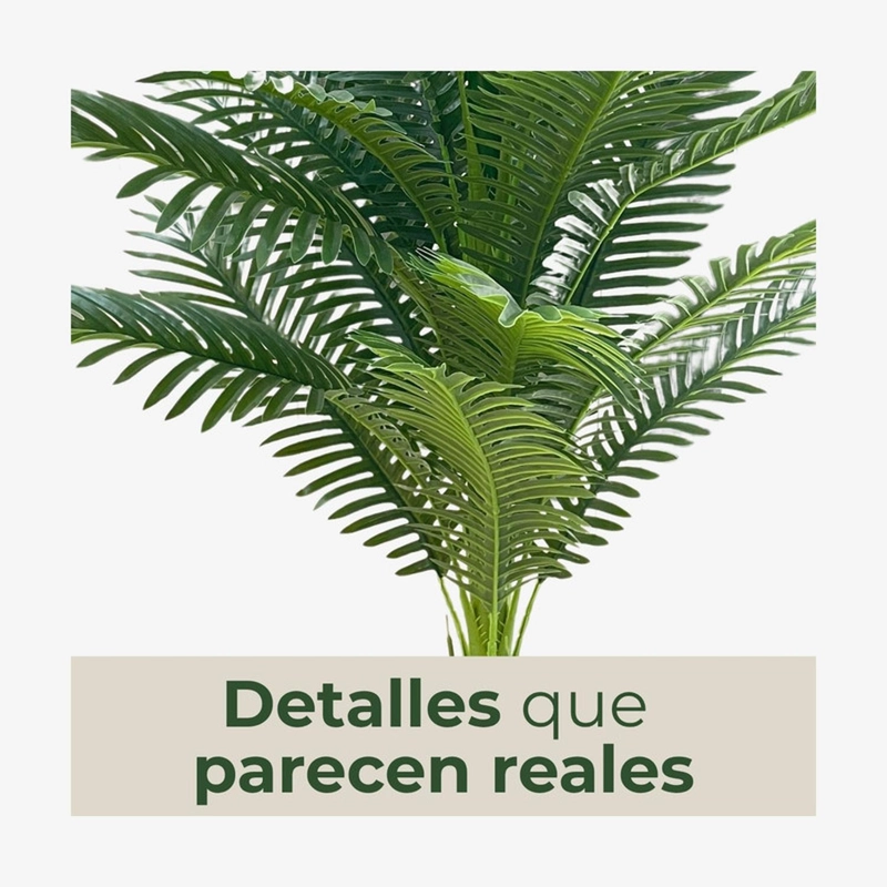 PLANTA ARTIFICIAL PALMERA ARECA DECORATIVA 120 CM - 5