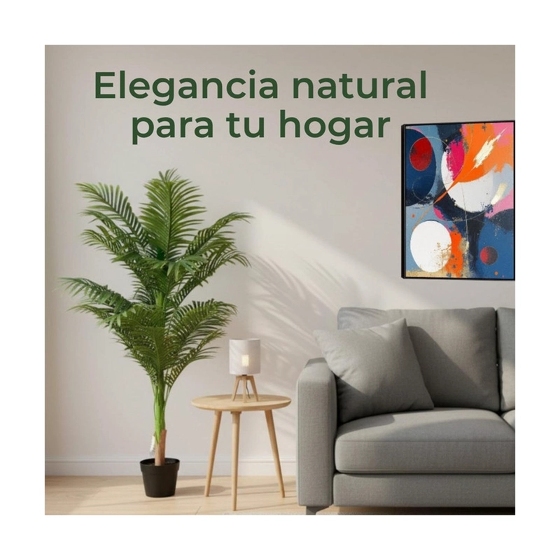 PLANTA ARTIFICIAL PALMERA ARECA FRONDOSA 130 CM - 2