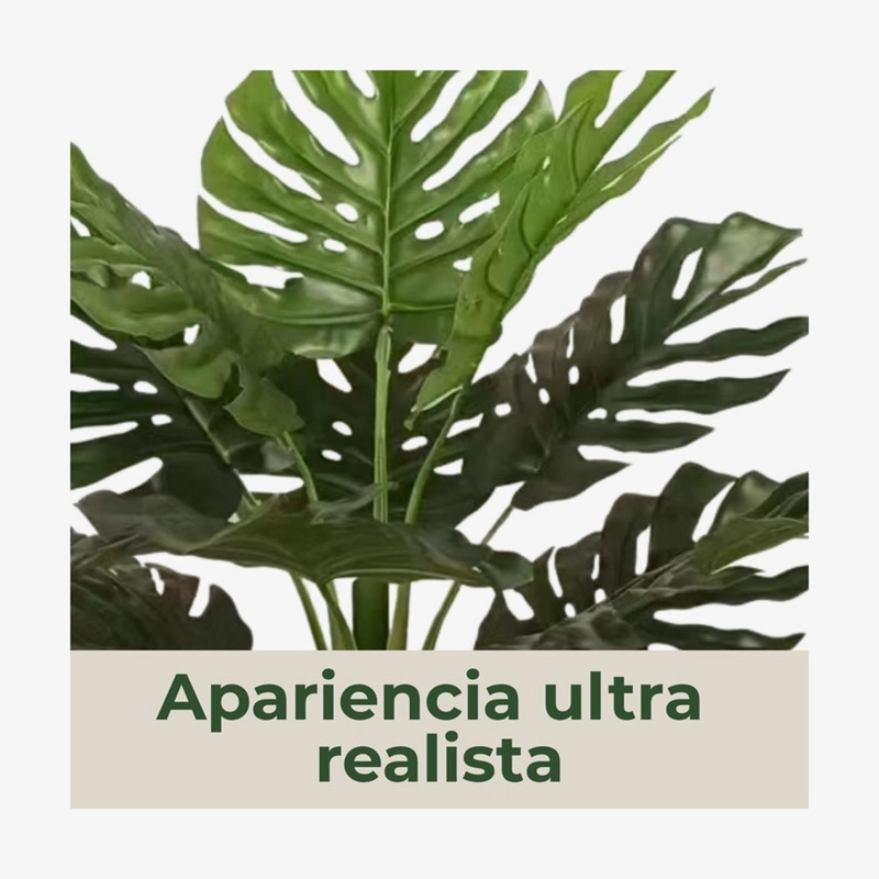 PLANTA ARTIFICIAL MONSTERA HOJA GRANDE 140 CM - 5
