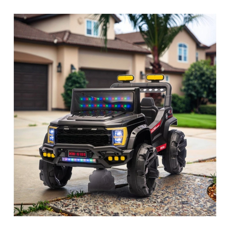 AUTO ELE CTRICO INFANTIL JEEP STORM BATERIA CONTROL NEGRO - 2