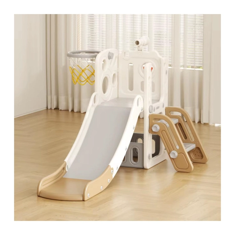 JUEGO RESBALIN INFANTIL COMPACTO ESCALERA Y ARO COFFEE ELF - 1