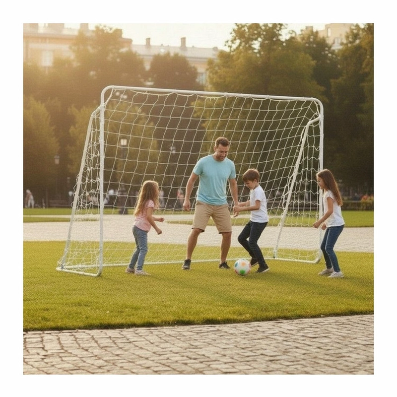 ARCO DE FUTBOL GRANDE METALICO 302X207X120 CM - 2
