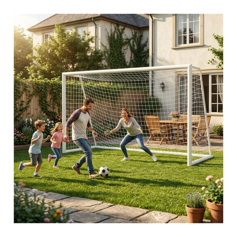 ARCO DE FUTBOL GRANDE METALICO 300X200 CM - 3