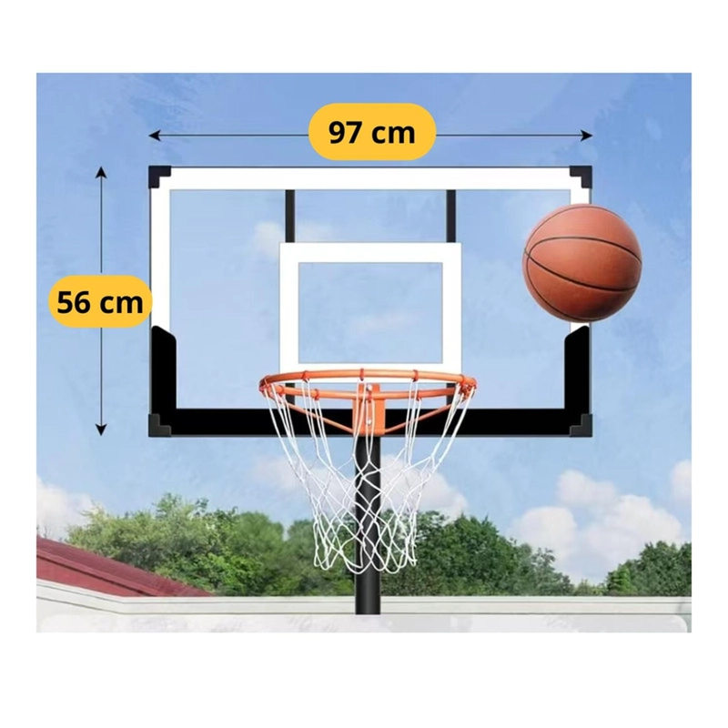 ARO DE BASQUET ALTURA AJUSTABLE CON BASE - 4