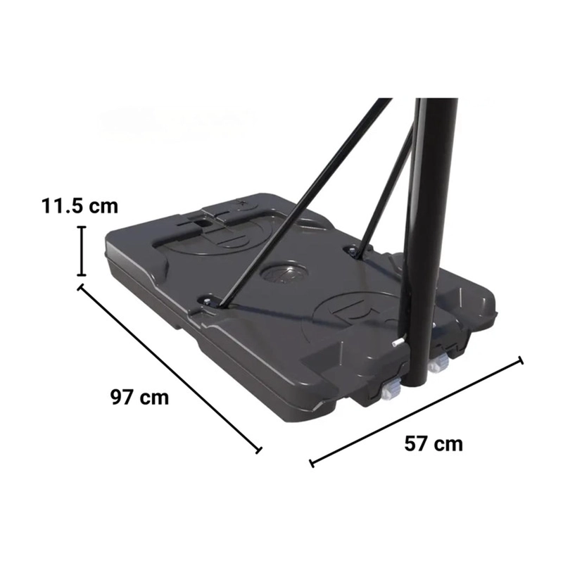 ARO DE BASQUET ALTURA AJUSTABLE CON BASE - 5