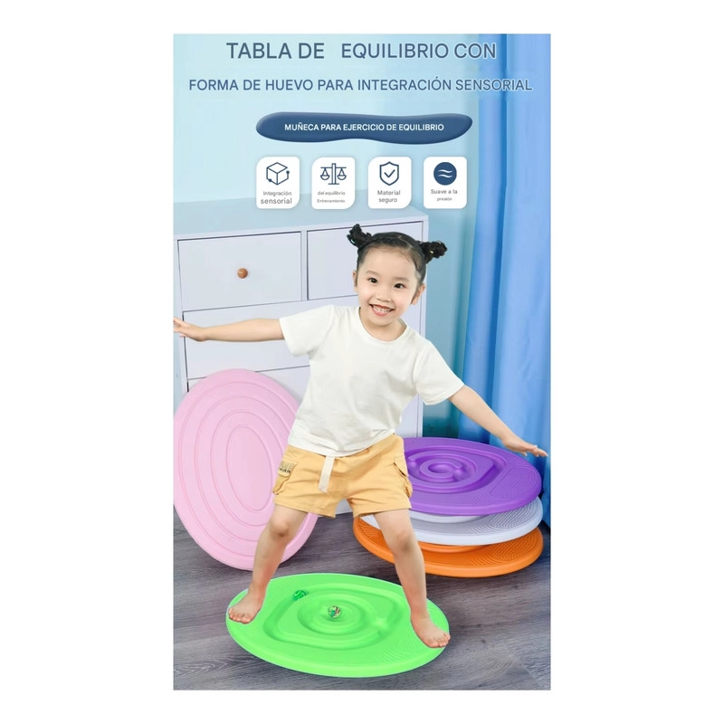 TABLA EQUILIBRIO INFANTIL MAZE SENSORIAL BALANCE BOARD - 5