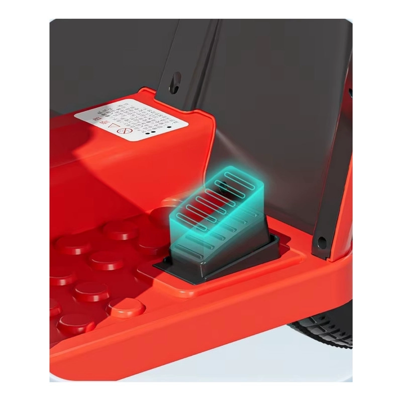 AUTO BATERIA MOTOCARRO ELE CTRICO INFANTIL DE CARGA ROJO - 8