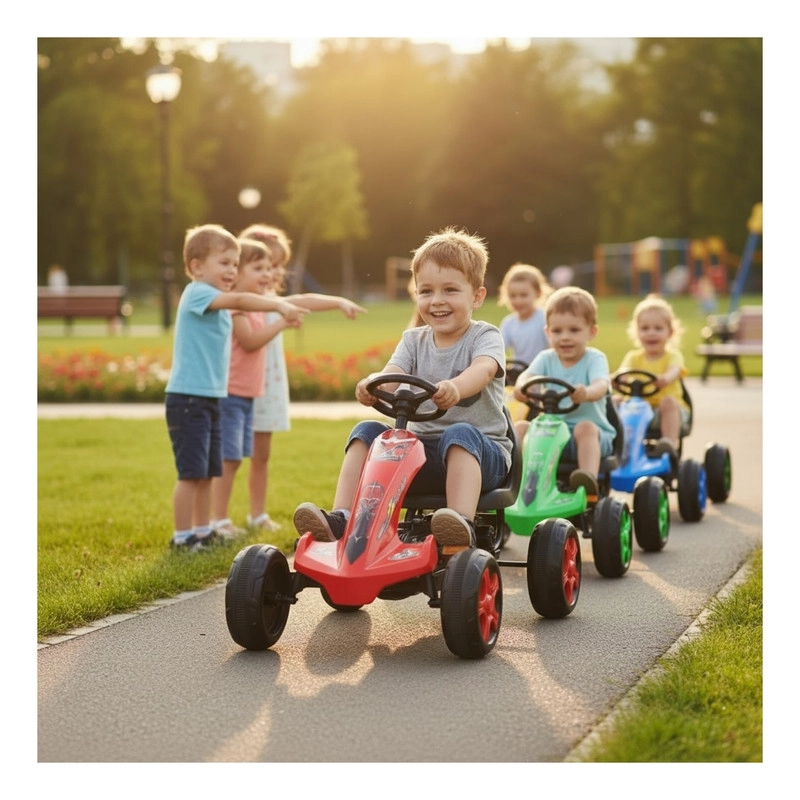 AUTO BATERIA GO KART ELE CTRICO INFANTIL VOLT ROSA - 7