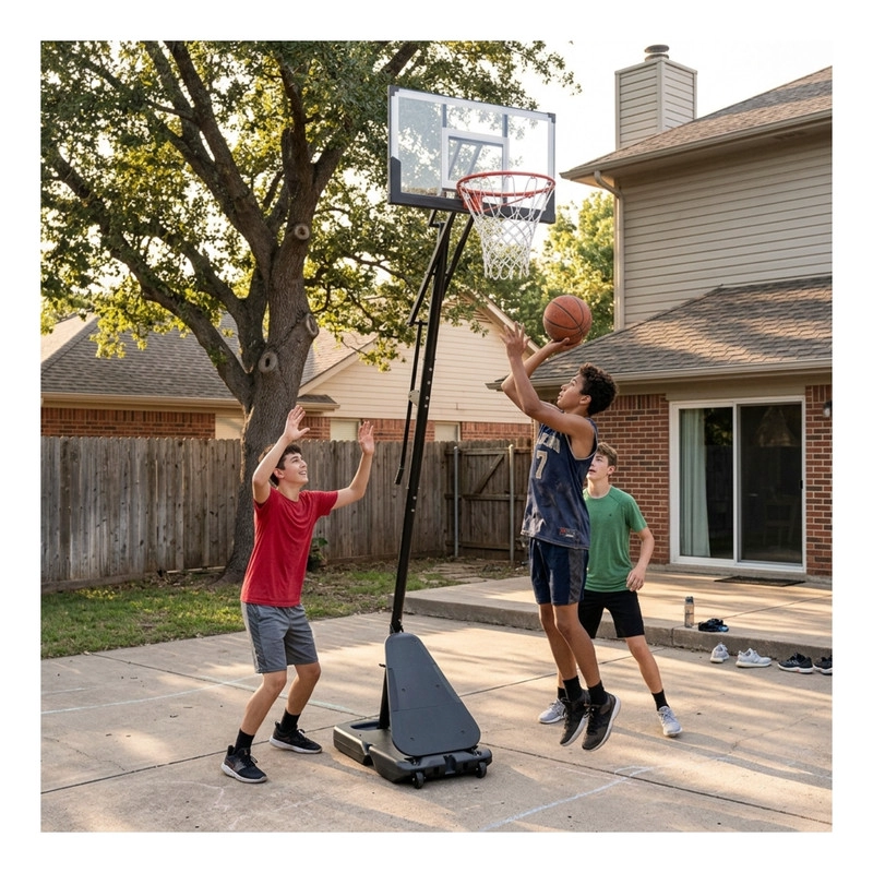ARO BASQUETBOL ALTURA REGULABLE BASKETBALL PORTATIL - 2