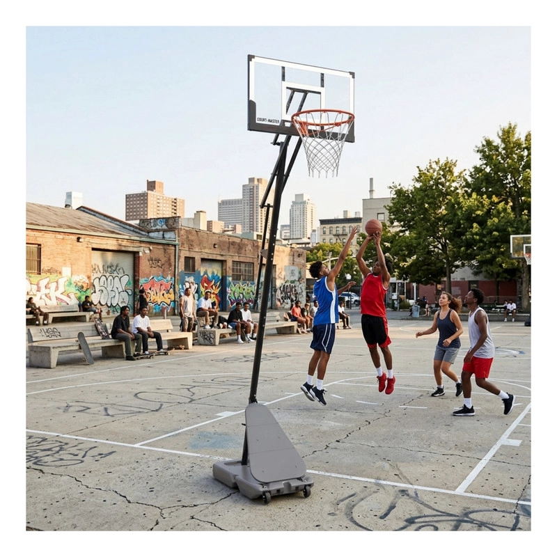 ARO BASQUETBOL ALTURA REGULABLE BASKETBALL PORTATIL - 8