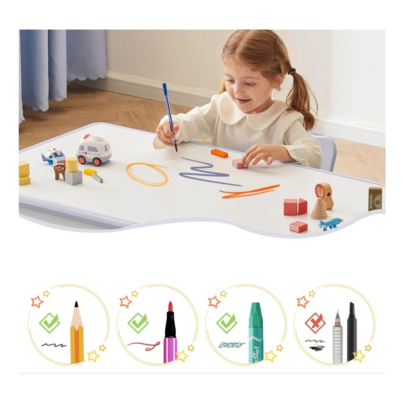 MESA INFANTIL CON 2 SILLAS JUNIOR DESK BRID - 6