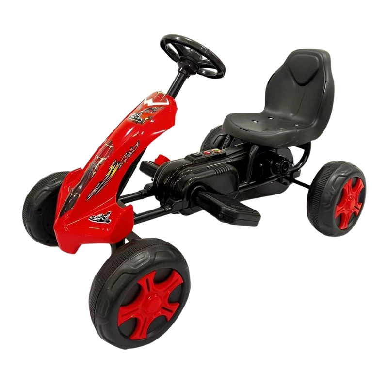 AUTO BATERIA GO KART ELE CTRICO INFANTIL VOLT ROJO - 1