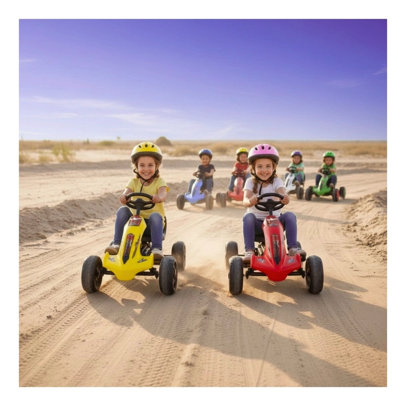 AUTO BATERIA GO KART ELE CTRICO INFANTIL VOLT ROJO - 7