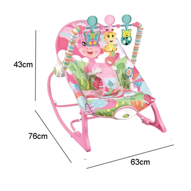 SILLA NIDO VIBRATORIA INFANTIL MUSICAL BEBE SWEET - 3