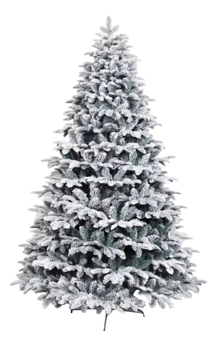 ÁRBOL DE NAVIDAD NEVADO 180CM FRONDOSO ÁRBOL ARTIFICIAL - 1