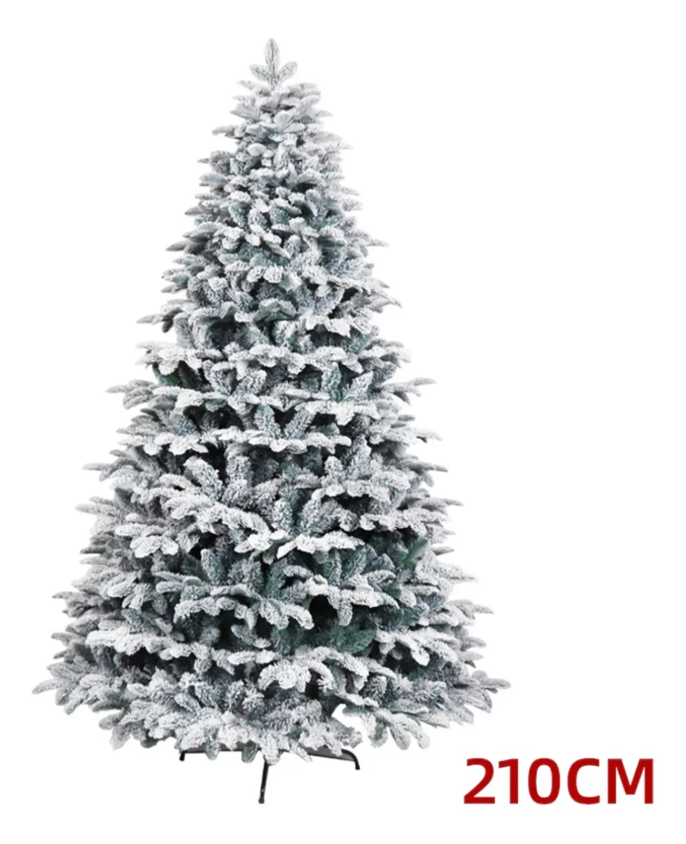 ÁRBOL DE NAVIDAD NEVADO 210CM FRONDOSO - 1