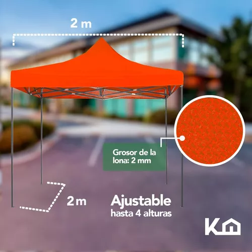 TOLDO 2X2 PLEGABLE TECHO LONA VERANO HAPPY HOUSE - 2