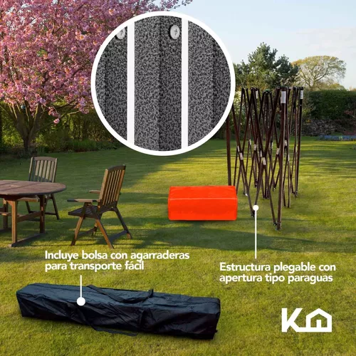TOLDO 2X2 PLEGABLE TECHO LONA VERANO HAPPY HOUSE - 3