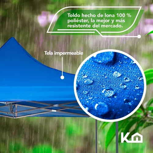 TOLDO 2X2 PLEGABLE TECHO LONA VERANO HAPPY HOUSE - 3