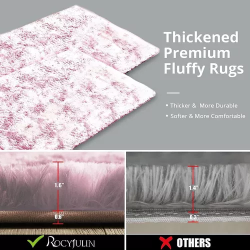 ALFOMBRA FELPA PELUDAS DECORATIVA GRANDES 150X200 PLUSH - 3