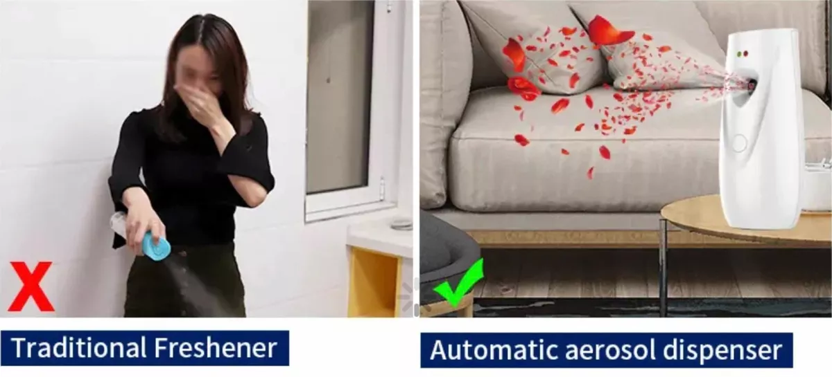 AEROSOL DISPENSADOR AROMA AUTOMATICO MAQUINA INTELIGENTE SENSOR - 3