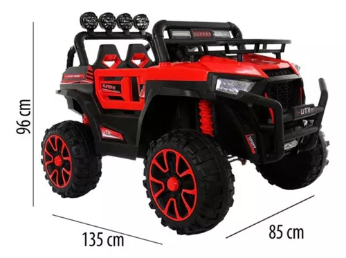 AUTO INFANTIL VEHÍCULO 4X4 ELECTRICO BUGGI TODO TERRENO - 2