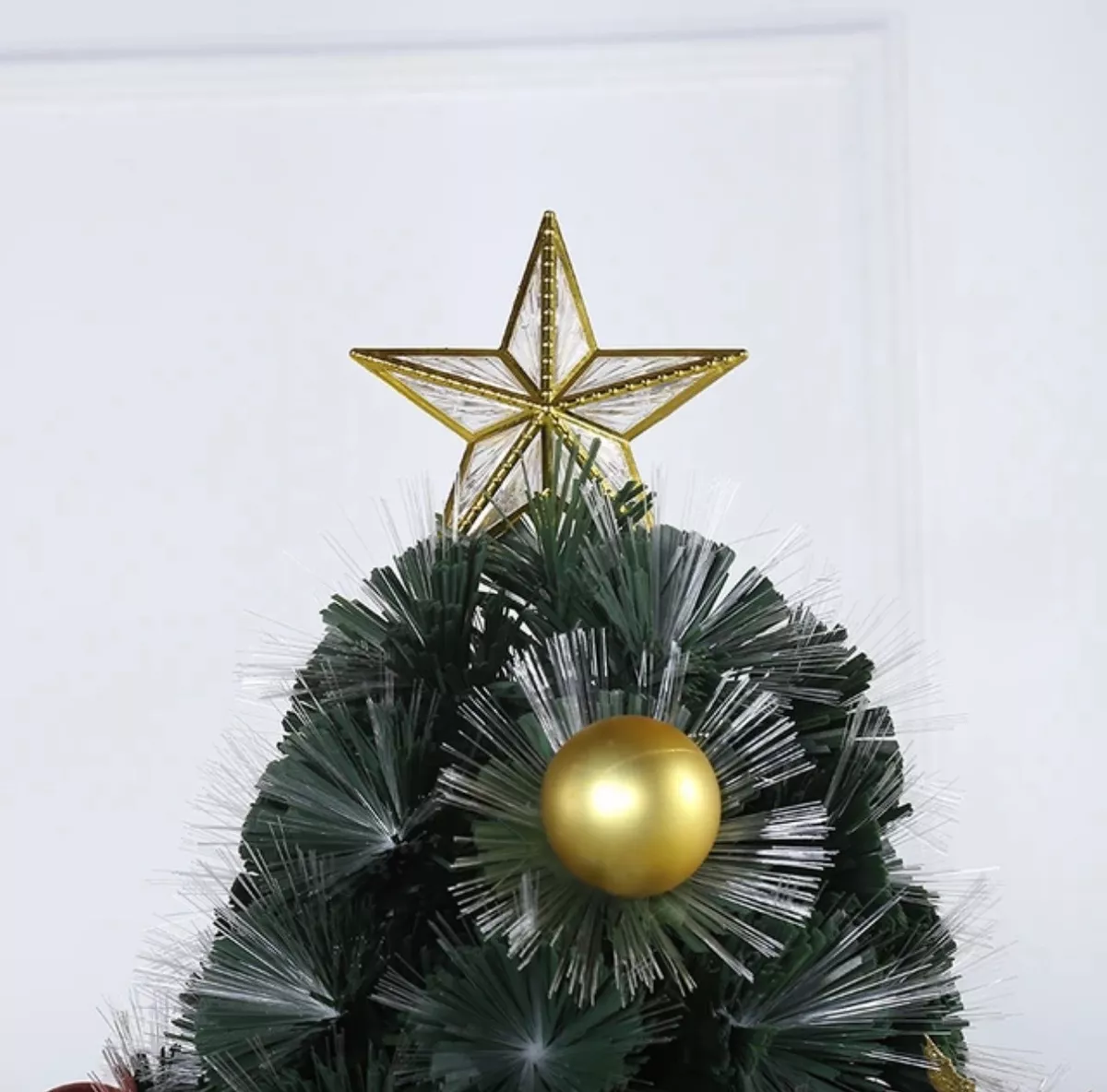 ÁRBOL DE NAVIDAD CON LUCES INCORPORADAS FIBRA ÓPTICA 150CM - 5