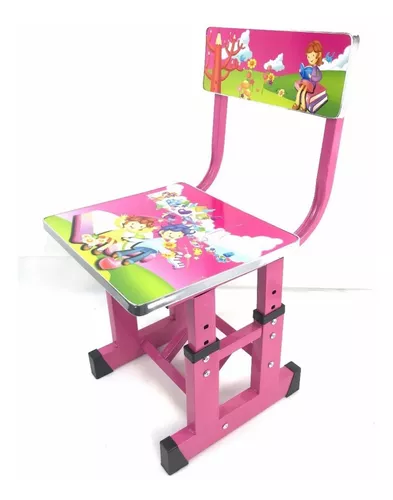 ESCRITORIO SILLA MULTIUSO MESA JUEGO NIÑA MADERA AJUSTABLE - 4