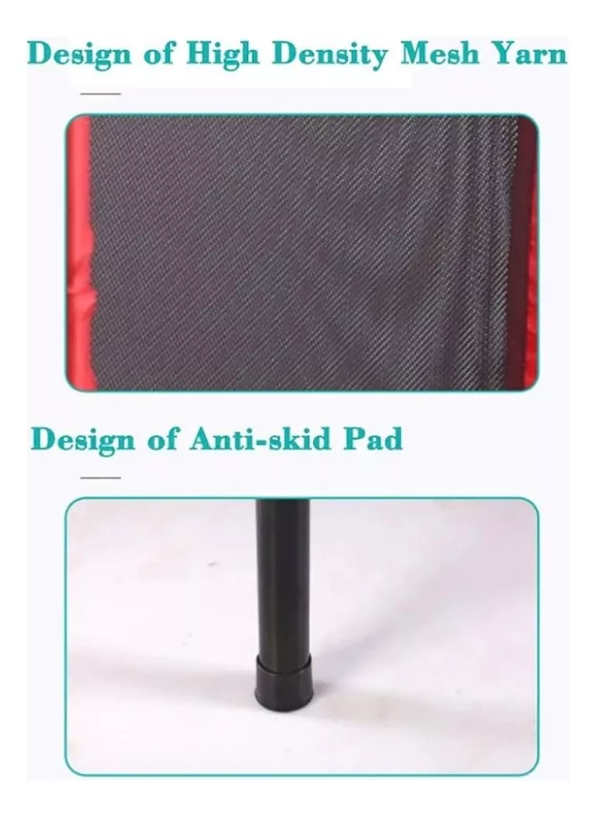 TRAMPOLÍN CON RED DE SEGURIDAD 5 PERSONAS 1.4M X 1.2MT ALTO - 5