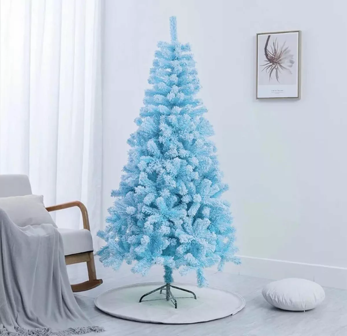 ÁRBOL DE NAVIDAD CELESTE 150CM - 1